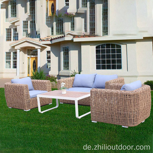 Outdoor-Balkon-Patio-Möbel-Sofa-Set